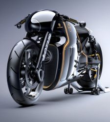 Lotus presenta su primera moto 'a lo <i>Tron</i>'