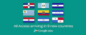 Google podría lanzar Play Music All Access en 9 países de Latinoamérica - 200x125