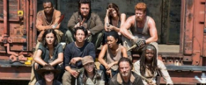 Publican foto del elenco de The Walking Dead en su quinta temporada - 300x150