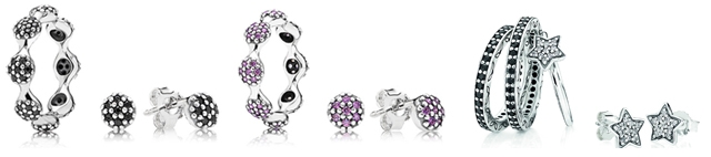 pendientes y anillo pandora pendientes y anillo pandora