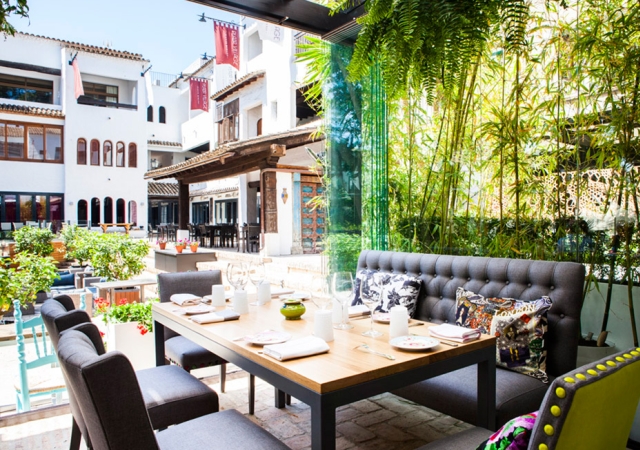 Bibo brasserie, el arte de la tapa en la inteligente fusión del ... Abierto creativo interior Patio