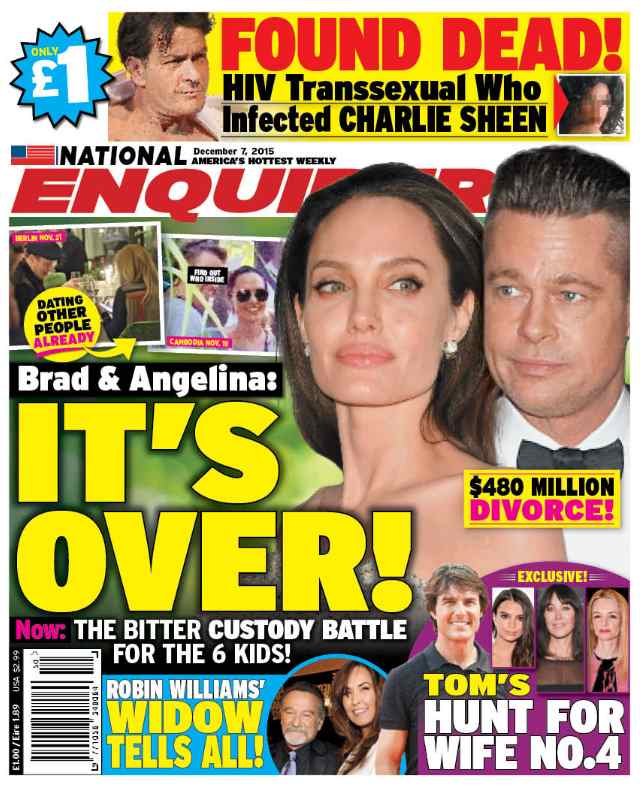 Resultado de imagen de angelina jolie y brad el divorcio