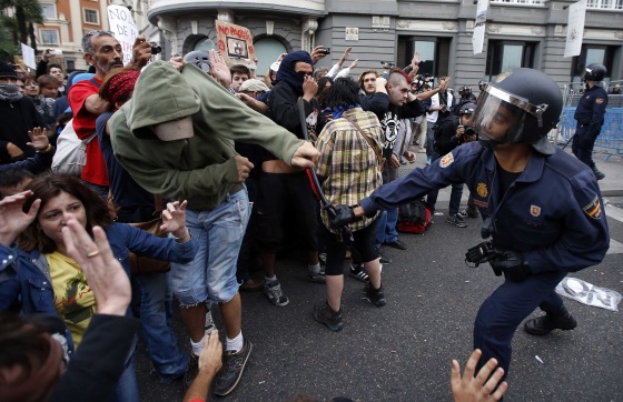 cargas policiales Madrid