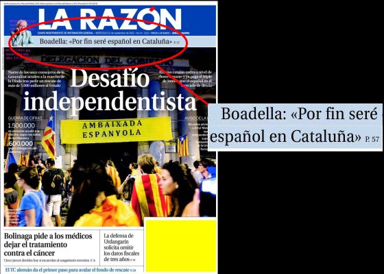 LA PRENSA DE CATALUNA la prensa de cataluna: