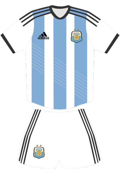 Equipación de la selección de Argentina para el Mundial de Brasil 2014
