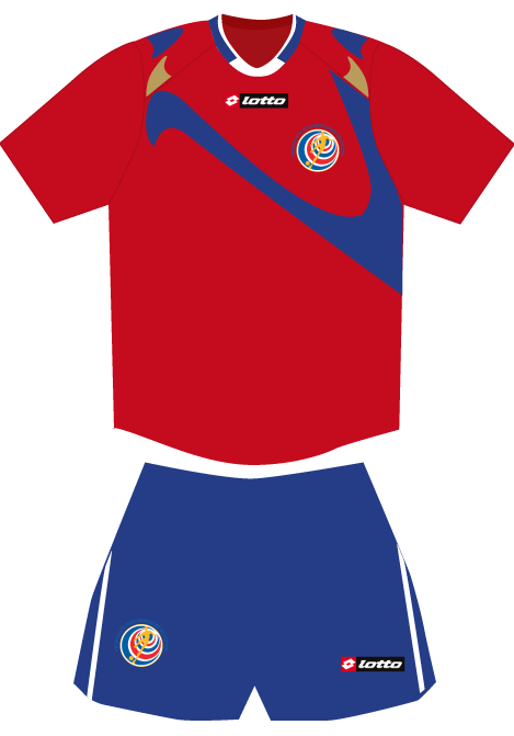 Equipación de la selección de Costa Rica para el Mundial de Brasil 2014
