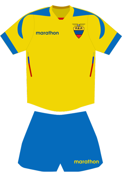 Equipación de la selección de Ecuador para el Mundial de Brasil 2014