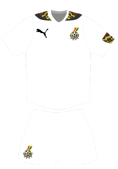 Equipación de la selección de Ghana para el Mundial de Brasil 2014