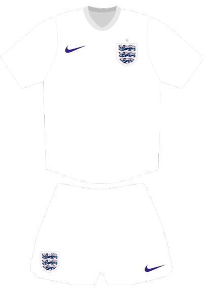 Equipación de la selección de Inglaterra para el Mundial de Brasil 2014